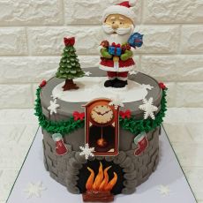 Торт и капкейки "Merry Christmas" - P.S. Весь декор и фигурки съедобные !!!   #ТортНовыйГод #ТортТашкент #MerryChristmasCake