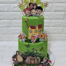 Торт  "Волшебный мир мультиков" - #ТортМультгерои #ТортТашкент #детскийторт #ТортЗаказ