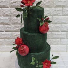 Торт "Гранатовый сад" #ТортсГранатами #ТортТашкент #PomegranateCake #ТортЗаказ